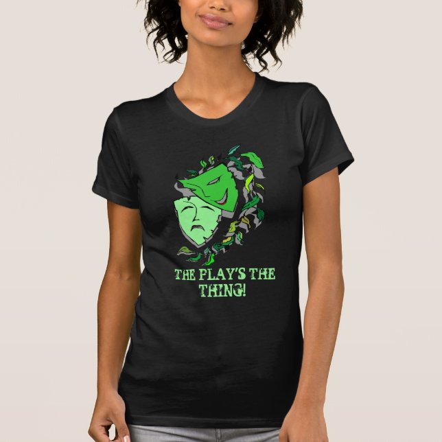 CAMISETA ¡LA COSA DEL JUEGO DEL DRAMA MASKS-THE DE LA (Anverso)