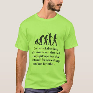 Camiseta La cosa notable sobre hombre es…