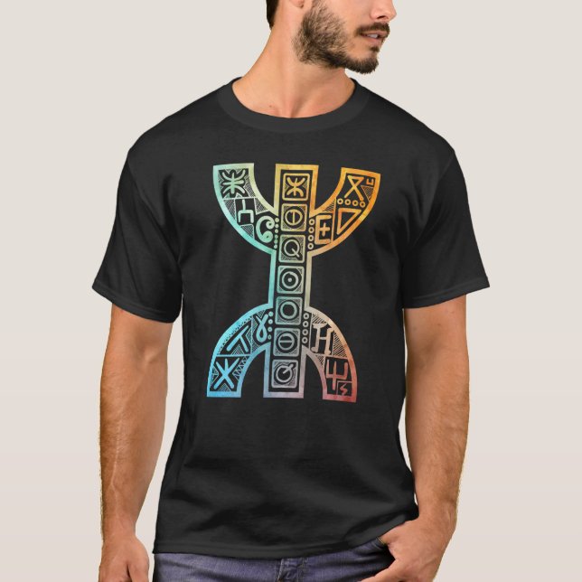 Camiseta La cosecha amazigh Yaz Tifinagh Berbers (Anverso)