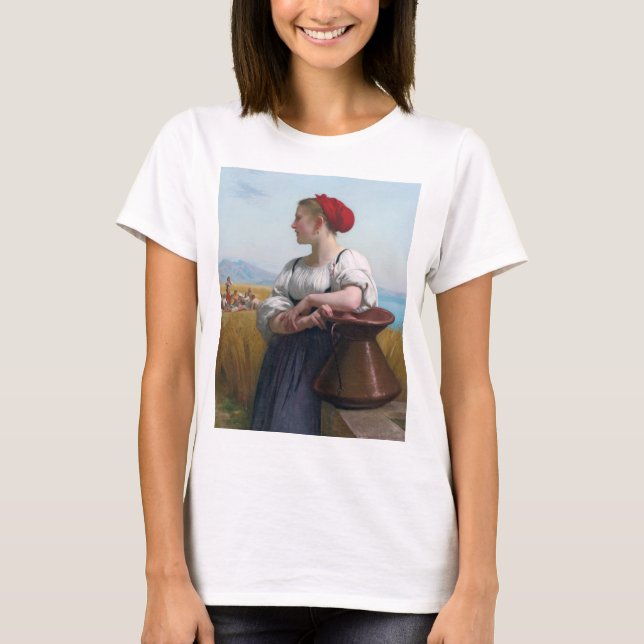 Camiseta La cosecha, Bouguereau (Anverso)