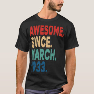 Camiseta La cosecha de 90 años de antigüedad desde marzo de