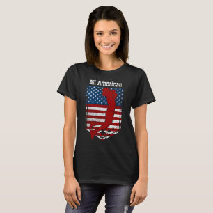 Camiseta La cosecha de baloncesto estadounidense con proble