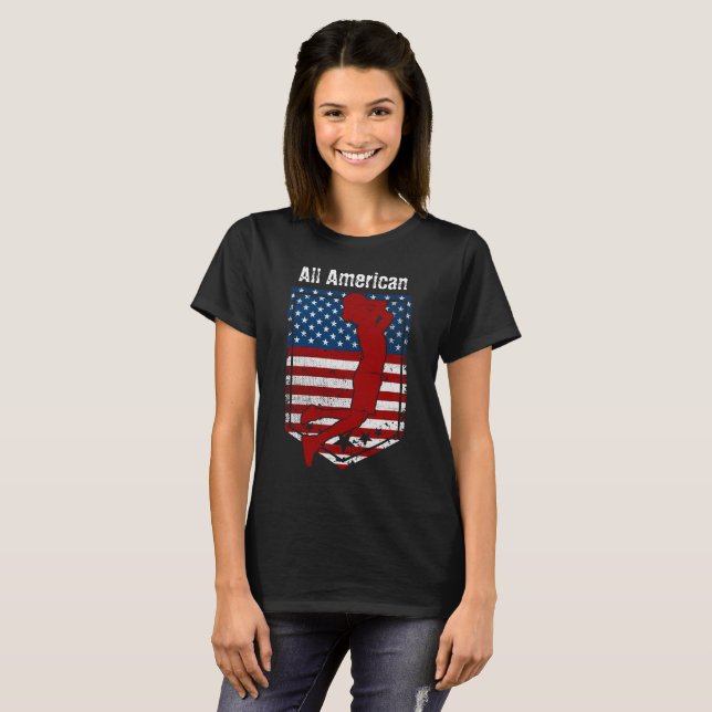 Camiseta La cosecha de baloncesto estadounidense con proble (Anverso completo)
