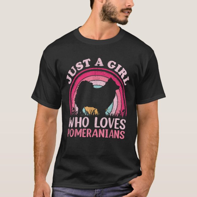 Camiseta La cosecha de perros de Pomerania es sólo un Chica (Anverso)