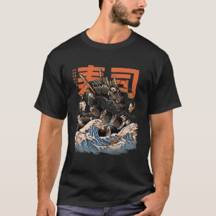 Camiseta La cosecha del dragón de sushi negro