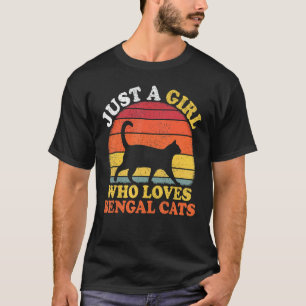 Camiseta La cosecha del gato bengalí es sólo un Chica que a