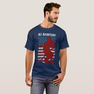 Camiseta La cosecha patriótica de hockey americano con prob