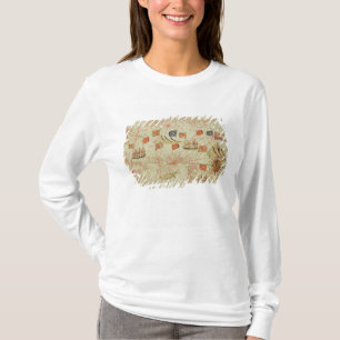 Camiseta La costa de Turquía y de Chipre
