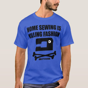 Camiseta La costura doméstica mata la moda 1