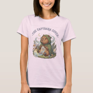 Camiseta La Coven de Capybara Tejiendo Bufanda Cósmica