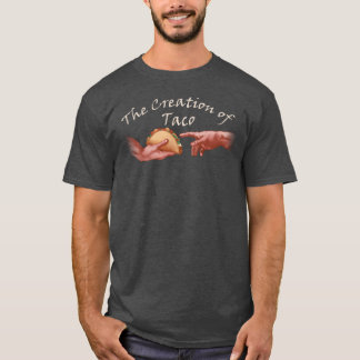 Camiseta La Creación de aco para el chico amante de la comi