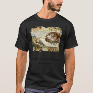 Camiseta La creación de Adán