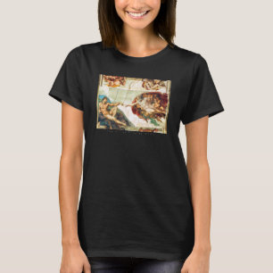 Camiseta La Creación De Adán Michelangelo Capilla Sixtina P