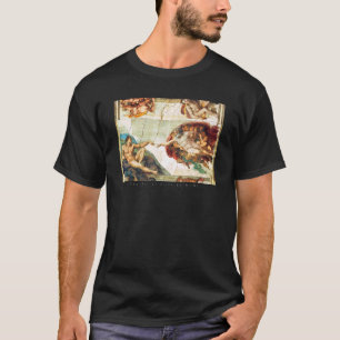 Camiseta La Creación De La Capilla Sixtina P De Adam Michel