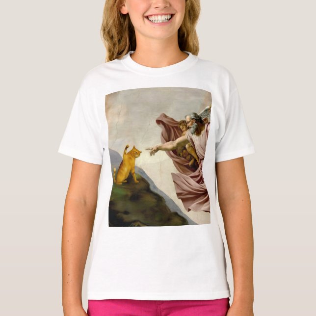 Camiseta La Creación de Purrfección (Anverso)
