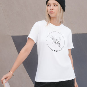 Camiseta La creación moderna de Miguel Ángel de Adam Crysta