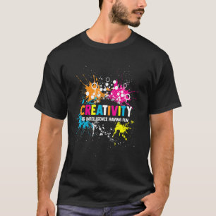 Camiseta La creatividad de los pintores de artistas es que 