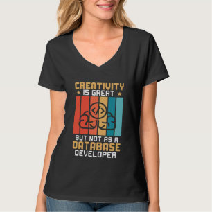 Camiseta La creatividad es genial pero no como desarrollado