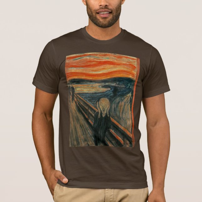 Camiseta La crema de Edvard Munch (Anverso)