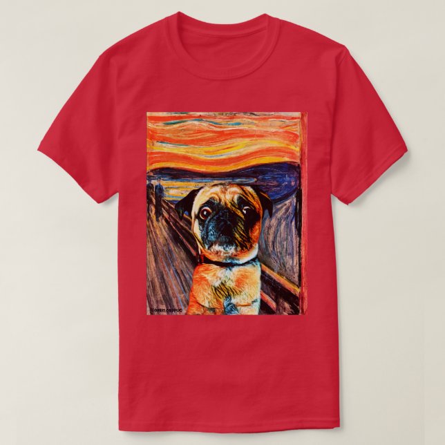 Camiseta La crema de Pug (Diseño del anverso)