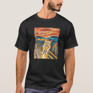 Camiseta La crema imagen de Munch Gats ratones parodia a ho
