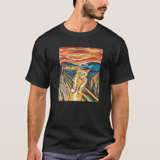 Camiseta La crema imagen de Munch Gats ratones parodia a ho
