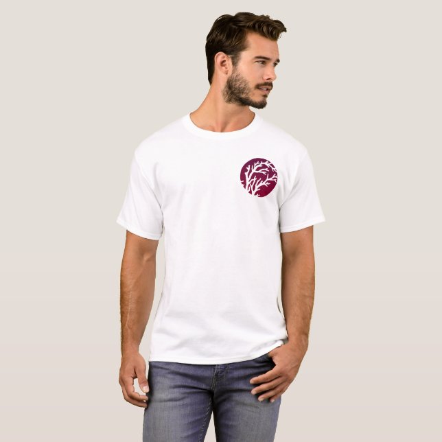 Camiseta La crema rueda el árbol del bolsillo (Anverso completo)