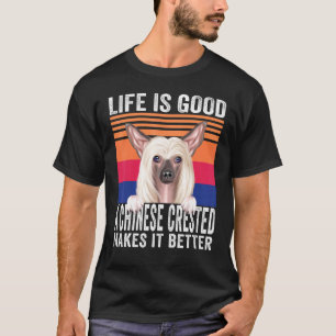 Camiseta La cresta china hace que tu vida sea buena cosecha