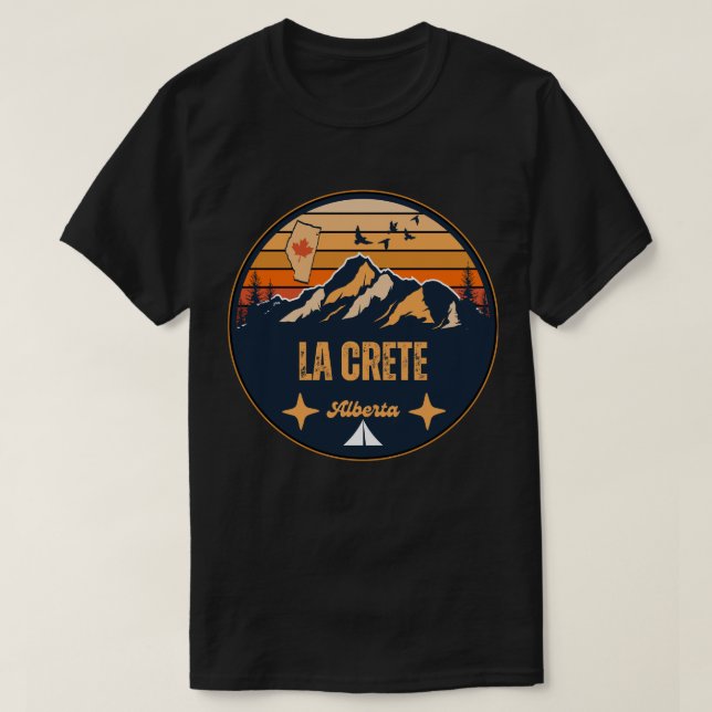 Camiseta La Crete, Alberta (Diseño del anverso)