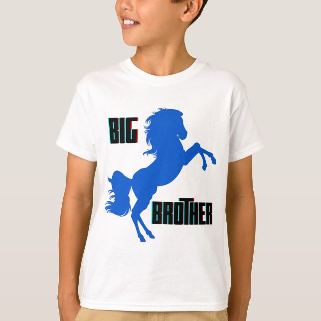 Camiseta La cría de caballos del Gran Hermano (Anverso)