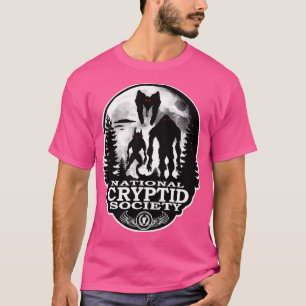 Camiseta La Criptica Nacional De Dogman Mothman Ufo