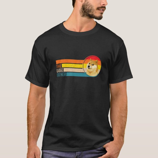 Camiseta La criptografía del padre de Dogefather Cryptocurr (Anverso)