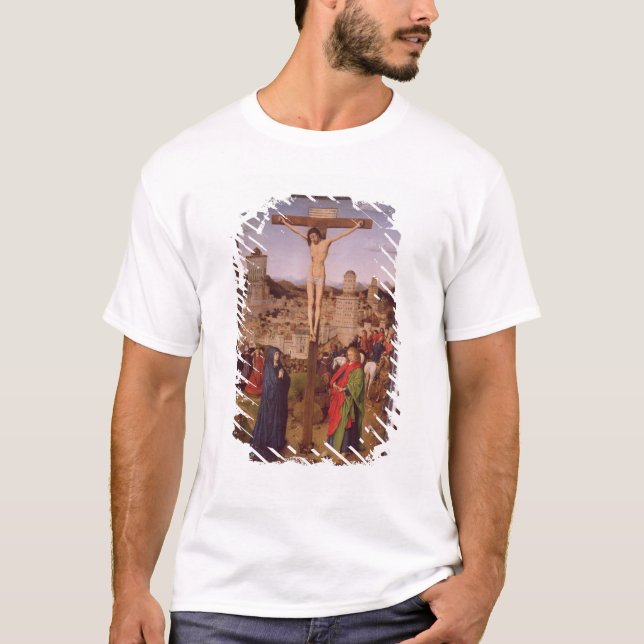Camiseta La crucifixión (aceite en el panel) (Anverso)