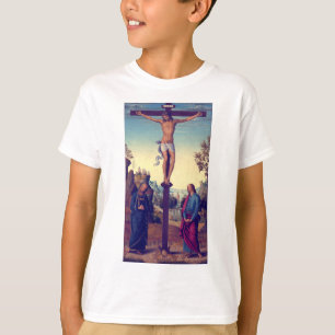 Camiseta La Crucifixión con la Virgen de Pietro Perugino