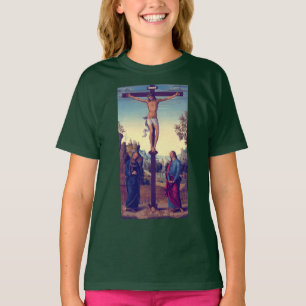 Camiseta La Crucifixión con la Virgen de Pietro Perugino