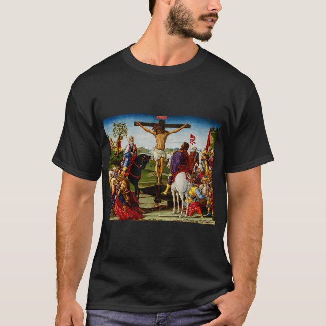 Camiseta La crucifixión de Benvenuto di Giovanni (Anverso)