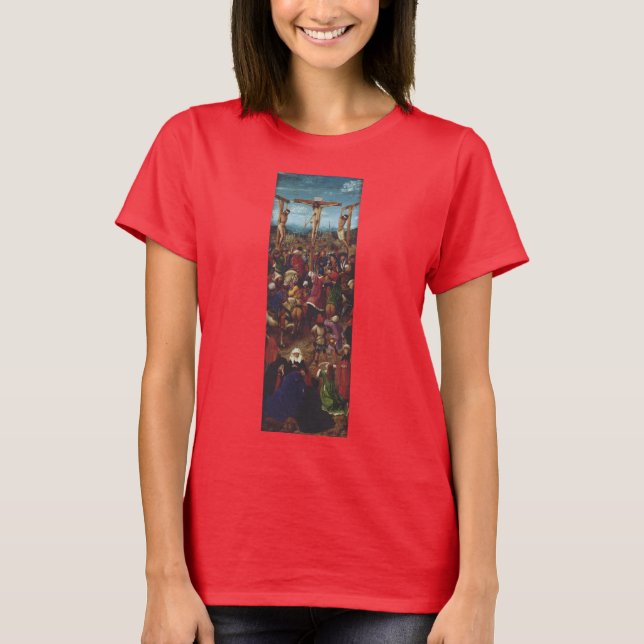 Camiseta La crucifixión de Van Eyck (Anverso)
