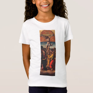 Camiseta La Crucifixión según Carlo Crivelli Arte Sagrado