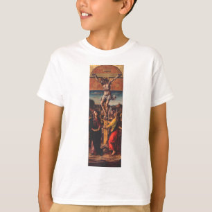 Camiseta La Crucifixión según Carlo Crivelli Arte Sagrado