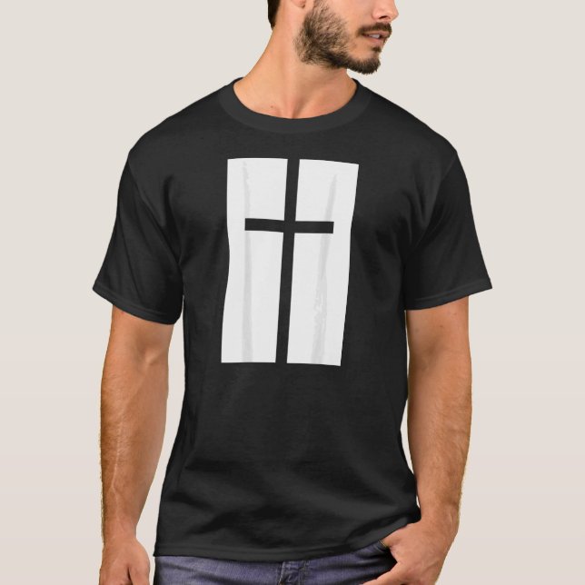 Camiseta La cruz de Dios que creo que Satanás y Dios que gó (Anverso)