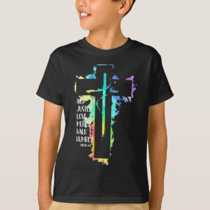 Camiseta La cruz de tinte de los dedos Micah 68 Actúa solam