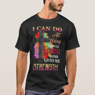 Camiseta La Cruz Del Giro Me Da Fuerza Jesús Chris