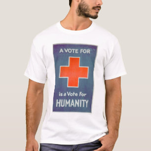 Camiseta La Cruz Roja es un voto para la humanidad