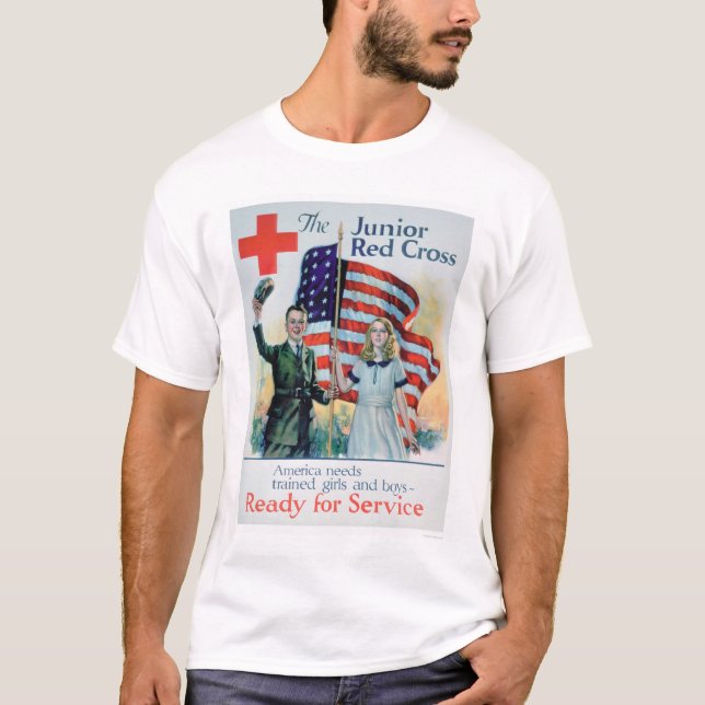 Camiseta La Cruz Roja menor (US00299) (Anverso)