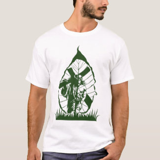 Camiseta La Cruz Verde: Tributo de la Naturaleza a Jesús