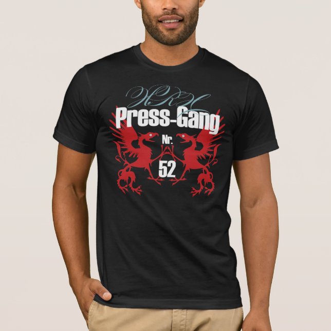 Camiseta La cuadrilla de prensa (Anverso)