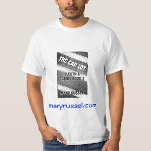 Camiseta la cubierta de libro de la porción del coche