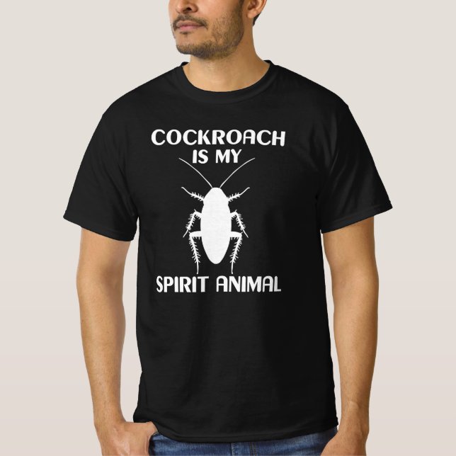 Camiseta La Cucaracha Es Mi Animal Espiritual (Anverso)