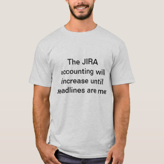 Camiseta La cuenta de JIRA continuará