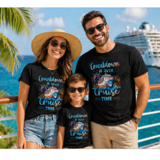 Camiseta La cuenta regresiva ha terminado, ¡es hora de cruz